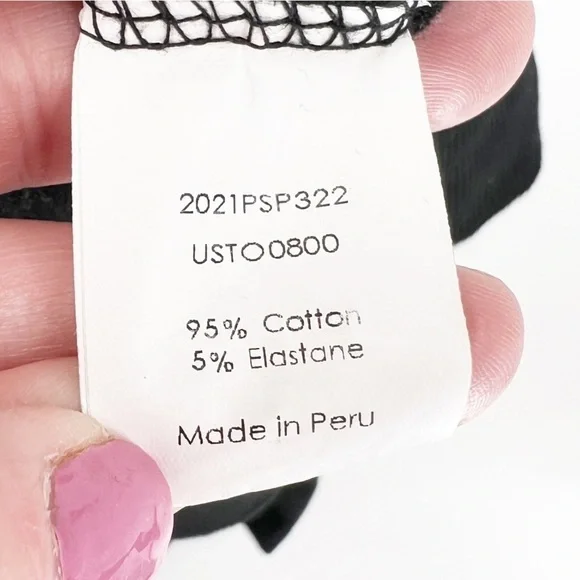 ✅Universal Standard Sweatshirts | Womens Zoe Half Zip Funnel Neck Pullover Black - Picture 6 of 6